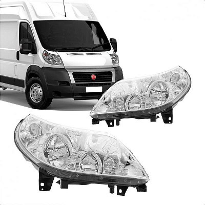 Farol ducato fiat de 2018 a 2021 lado esquerdo manual
