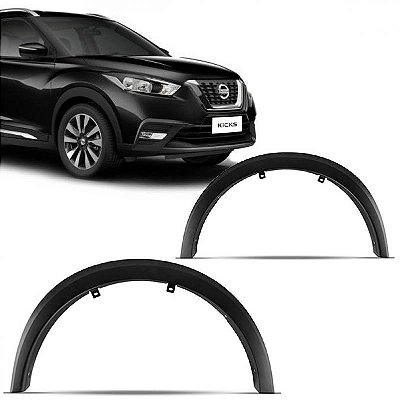 Moldura do vão do paralama kicks nissan de 2017 a 2021 dianteira lado esquerdo