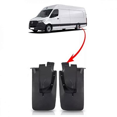 Parabarro sprinter mercedes benz de 2020 a 2025 traseiro lado direito