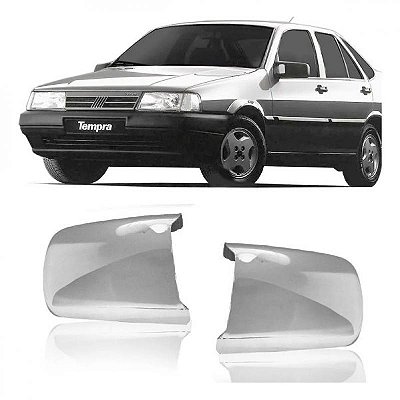 Capa de retrovisor tempra fiat de 1991 a 1998 lado direito cromada