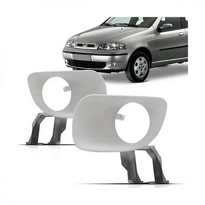 Suporte de farol auxiliar palio e siena fiat de 2001 a 2006 lado direito acabamento em primer fire