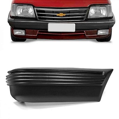 Ponteira de para choque monza chevrolet de 1982 a 1990 superior preta