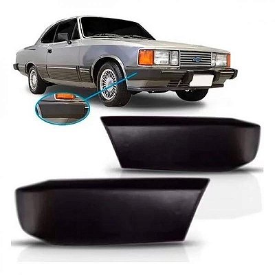 Ponteira de para choque opala chevrolet de 1985 a 1992 superior preto