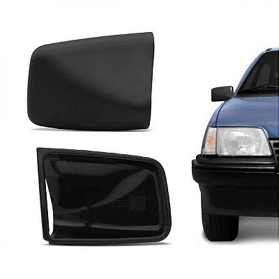 Capa de retrovisor kadett chevrolet todos os anos lado direito preto