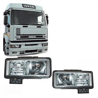 Farol auxiliar eurocargo e eurotech iveco de 1996 a 2002 lado esquerdo