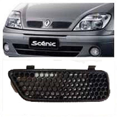 Grade do radiador scenic renault de 2001 a 2011 lado direito preto
