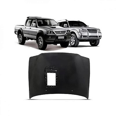 Capô l200 mitsubishi de 2004 a 2012 sport outdoor com furo