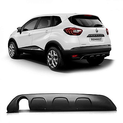 Spoiler do para choque captur renault de 2017 a 2024 traseiro
