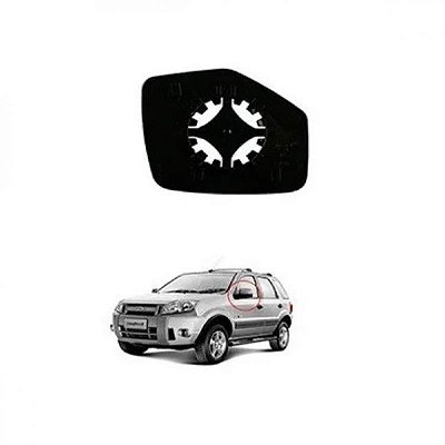 Base de retrovisor ecosport ford de 2003 a 2012 e ranger ford lado esquerdo