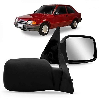 Retrovisor externo escort hobby ford de 1987 a 1995 e verona ford e apollo volkswagen de 1990 a 1992 lado direito verde escuro fixo