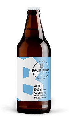 Cerveja Backbone #01 -  Belgian Witbier - 600 ml