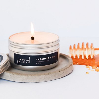 Vela 90g - Caramelo & Mel