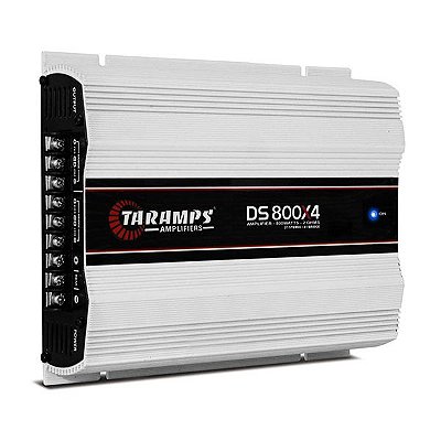 Módulo Amplificador Taramps DS 800X4 800W RMS 4 Canais 2 Ohms Classe D