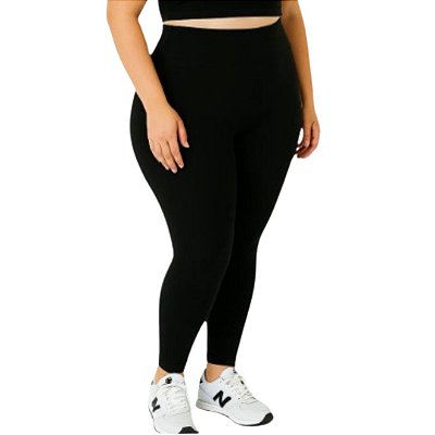 Calça Legging Power Plus Size cós 15cm. Suplex Poliamida