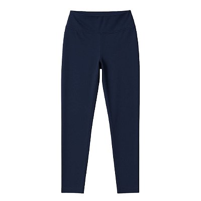 Calça legging Infantil em suplex de Poliamida Azul Marinho