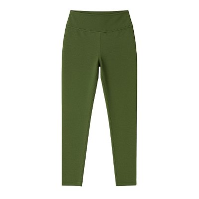 Calça legging Infantil em suplex de Poliamida Verde Malva