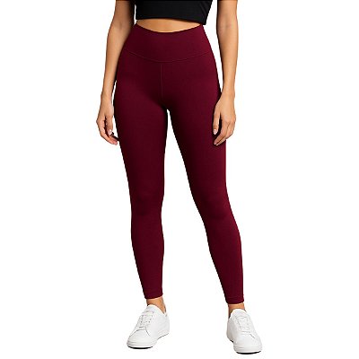 Calça Legging Feminina Bordô Power