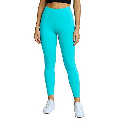 Calça Legging Fitness Feminina Turquesa