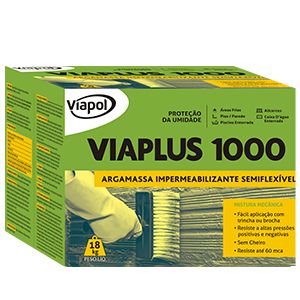 Argamassa Polímerica Viaplus 1000 - 18kg - Viapol