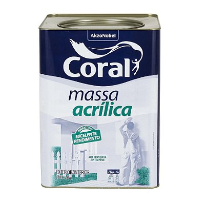 Massa Acrílica 25KG - Coral