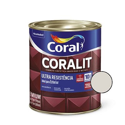 Esmalte Sintético Coralit Ultra Res. Acetinado Branco Gelo 3,6l - Coral