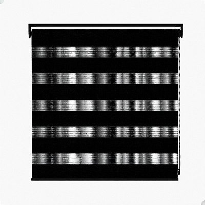 Persiana Double Vision - Translucida 5% - Preto