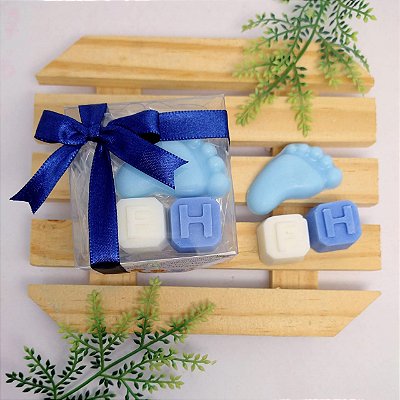 Lembrancinha de Maternidade Sabonete Pezinho na Caixinha