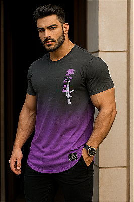 Camiseta Masculina Long Estonada
