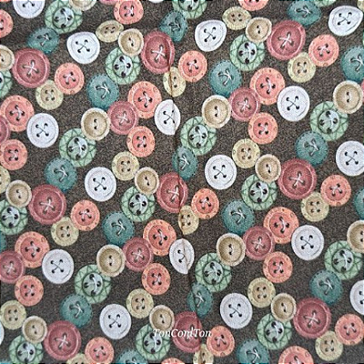 Botões Coloridos - Tecido Tricoline Digital (50x150)