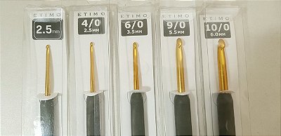 Agulha de Crochê. Etimo. Tulip. AG0020