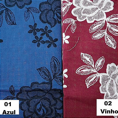 Floral de Renda. Algodão Japonês. 3200003 (50x55cm)