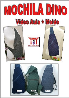 Projeto+Video Aula:  Mochila Dino