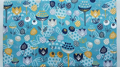 Modern Flower. Tecido Japonês. JF0020 (50x55cm)