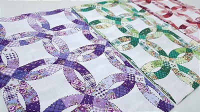 Flower in Circle. Algodão Japonês. (49x55cm)