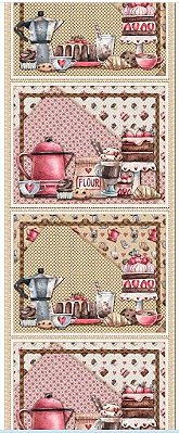 Café com Amigas. Jogo Americano - Painel Faça Você Mesmo. Tecido Digital 100%Algodão