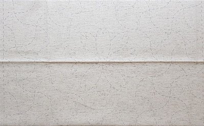 Risco Sashiko. Sakura.TCT Tec.Linho Nacional