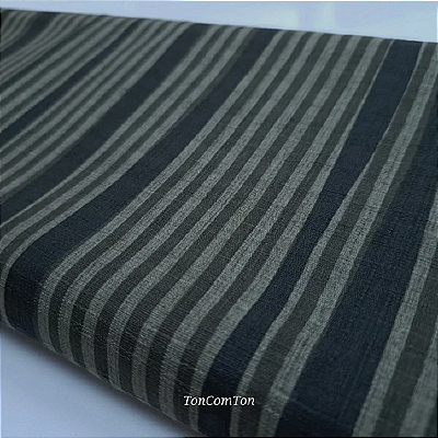 Listras/Verde musgo. 100%Alg.Japonês. (50x55cm)