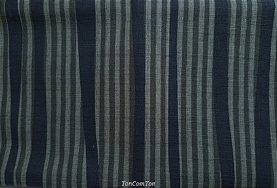 Listras/Verde musgo. 100%Alg.Japonês. (50x55cm)