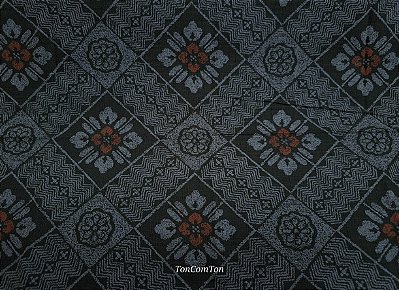 Red Flower. 100%Alg.Japonês Rústico. (50x55cm)