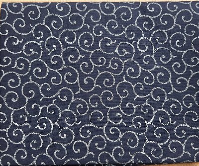 Mini espirais. Navy.100%Alg.Japonês. (50x55cm)