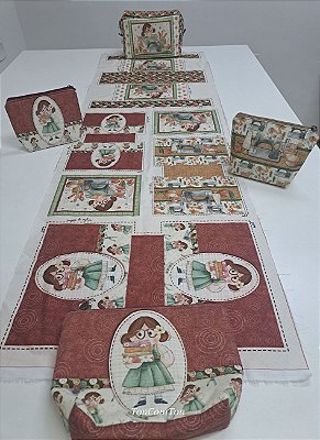 Necessaire Costurando - Painel Faça Você Mesmo. 100%Alg.Dig.