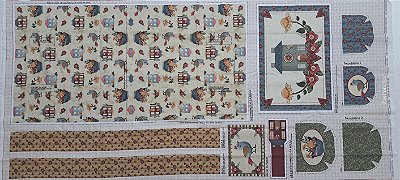 Painel Bolsa Home - Painel Faça Você Mesmo. Tecido Digital 100%Algodão