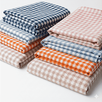 Linho Xadrez misto Gde 3716 - Costura Criativa 50X150cm