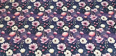 Floral purple 100%Alg.Dig. (50x75)