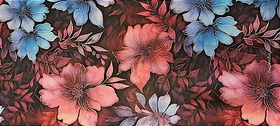 Floral 3938. 100%Alg.Dig.Fab (50x150)