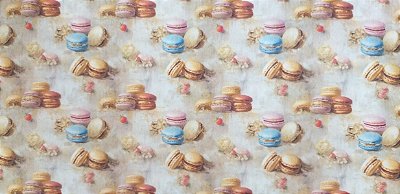 Macarrons. Digital Fab. 100% Algodão (50x75)