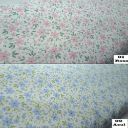 Floral.4103 - Linho Misto - Costura Criativa - 50x150cm
