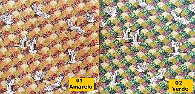 Tsuru in Daisy JD4112. Tricoline 100% Alg.Japonês. (49x55cm)