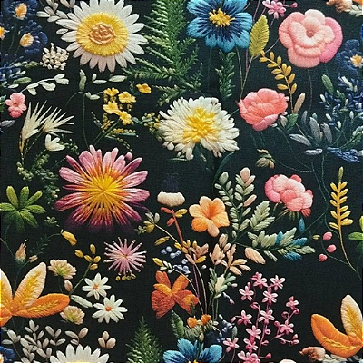 Flor Psico NT4135. Tricoline Digital 100% Alg.Rb (49x75cm)