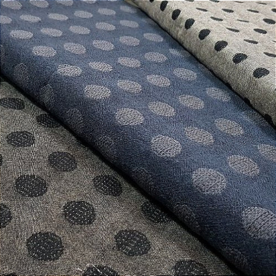 Taupe. Balls. Tec Japonês 100% Alg. AA034 (25x55cm)